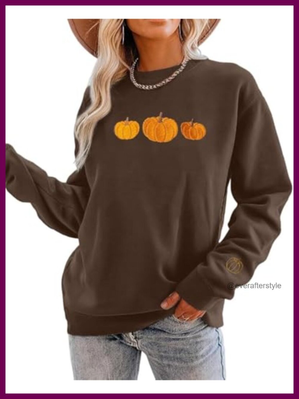 Pumpkin Graphic Sweatshirt Women Cotton Blend Crewneck Long Sleeve Fall Top